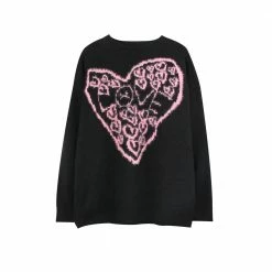Yoursblack Dark Flocking Oversize Sweater NEWS
