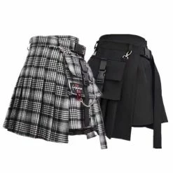 Yoursblack GOTHIC IRREGULAR SKIRT BOTTOMS