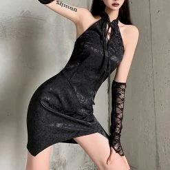 Yoursblack Women's Jacquard Irregular Sleeve Dress NEWS