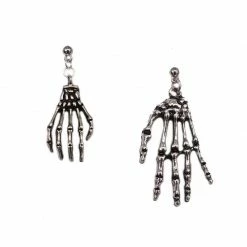 Yoursblack Punk Bone Finger Earrings NEWS