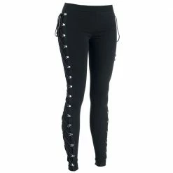 Yoursblack BOTTOMS Punk Style Lace Up Pants