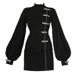 Yoursblack Dark Lantern Sleeve Dress NEWS