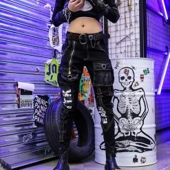 Yoursblack Graffiti Panel Jeans