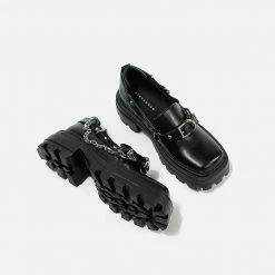 Yoursblack Vintage Chain Mary Jane Shoes