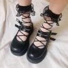Yoursblack NEWS Lolita Straps And Piles Socks