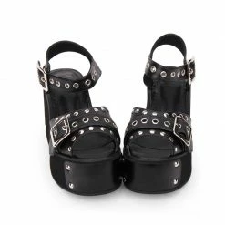 Yoursblack Lolita Studded Sandals