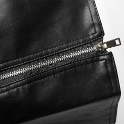 Yoursblack NEWS A-line Skirt With Irregular Zipper Belt