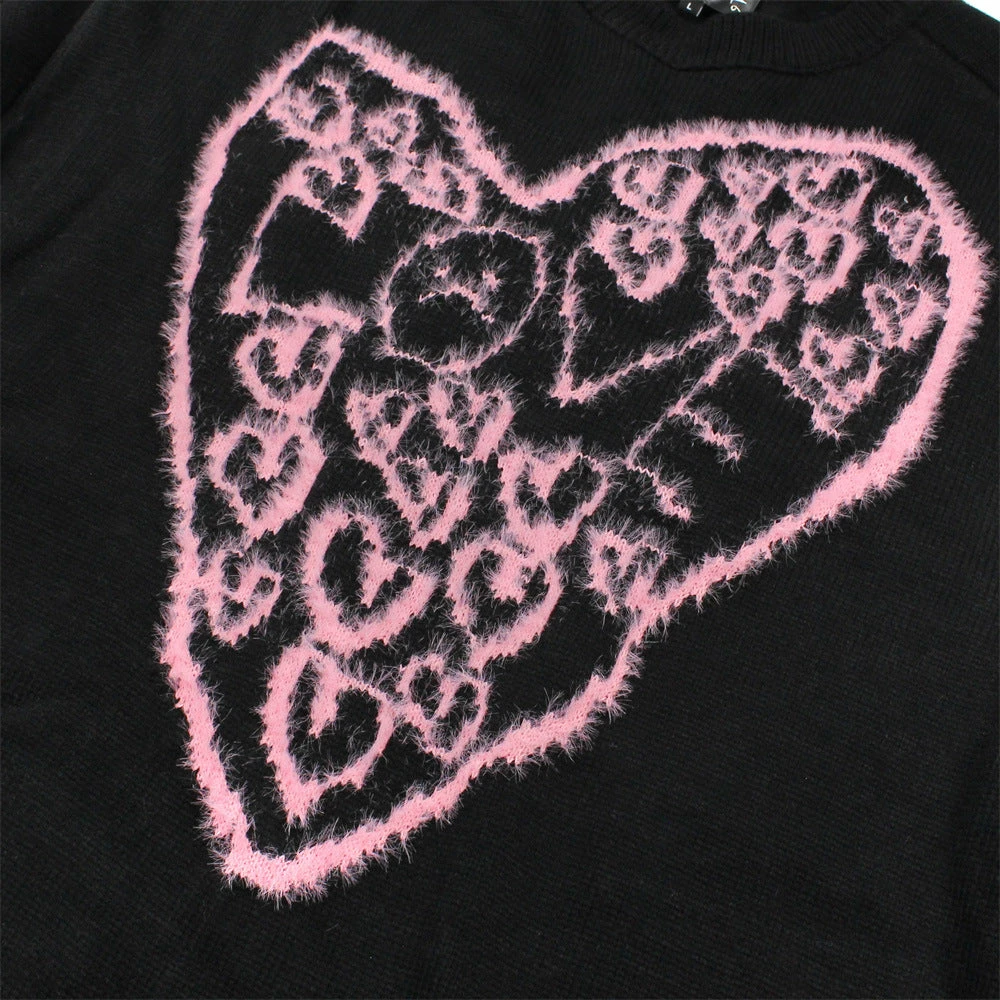 Yoursblack Dark Flocking Oversize Sweater NEWS 3 Yoursblack Dark Flocking Oversize Sweater NEWS