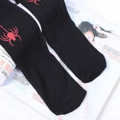 Yoursblack Gothic Spiderweb Lace Socks