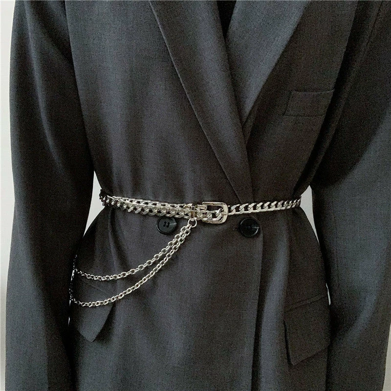 Yoursblack Double Chain Belt NEWS 3 Yoursblack Double Chain Belt NEWS
