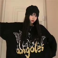 Yoursblack Black Angel Sweater