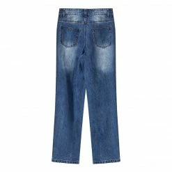 Yoursblack Diamond Chain Ripped Jeans NEWS