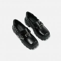 Yoursblack Vintage Chain Mary Jane Shoes