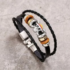 Yoursblack NEWS Multi-layer Skull Pair Buckle Bracelet 5 Yoursblack NEWS Multi-layer Skull Pair Buckle Bracelet