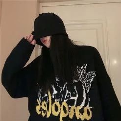 Yoursblack Black Angel Sweater 11 Yoursblack Black Angel Sweater