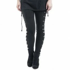 Yoursblack BOTTOMS Punk Style Lace Up Pants