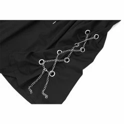 Yoursblack Side Chain Skirt