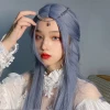 Yoursblack Mist Blue Straight Wig NEWS