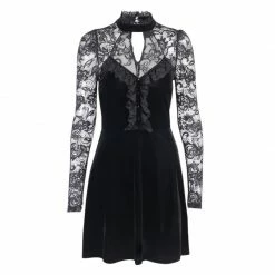 Yoursblack Lace Long Sleeve Dress NEWS