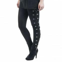 Yoursblack BOTTOMS Punk Style Lace Up Pants