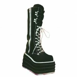 Yoursblack Lolita Color Block Platform Boots