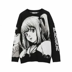 Yoursblack Anime Girl Sweater