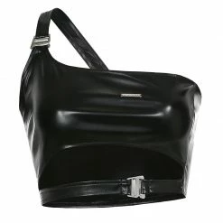 Yoursblack Midnight Heat One-Shoulder Top