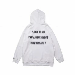 Yoursblack Diablo Print Two Tone Sweatshirt