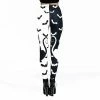 Yoursblack Gothic Halloween Cat And Bats Print Leggings BOTTOMS