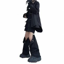 Yoursblack BOTTOMS Detachable Wide-leg Pants