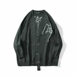 Yoursblack Diablo Drawing Sweater Cardigan Spring Sale