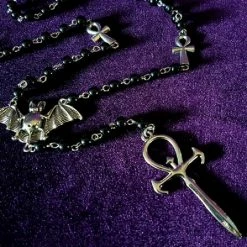 Yoursblack Cross Chapter Pendant Necklace
