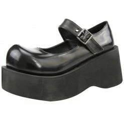 Yoursblack Dark Lolita Thick Bottom School Uniform Shoes