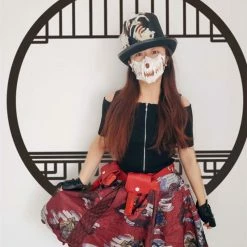 Yoursblack Accessory Gothic Bones Top Hat