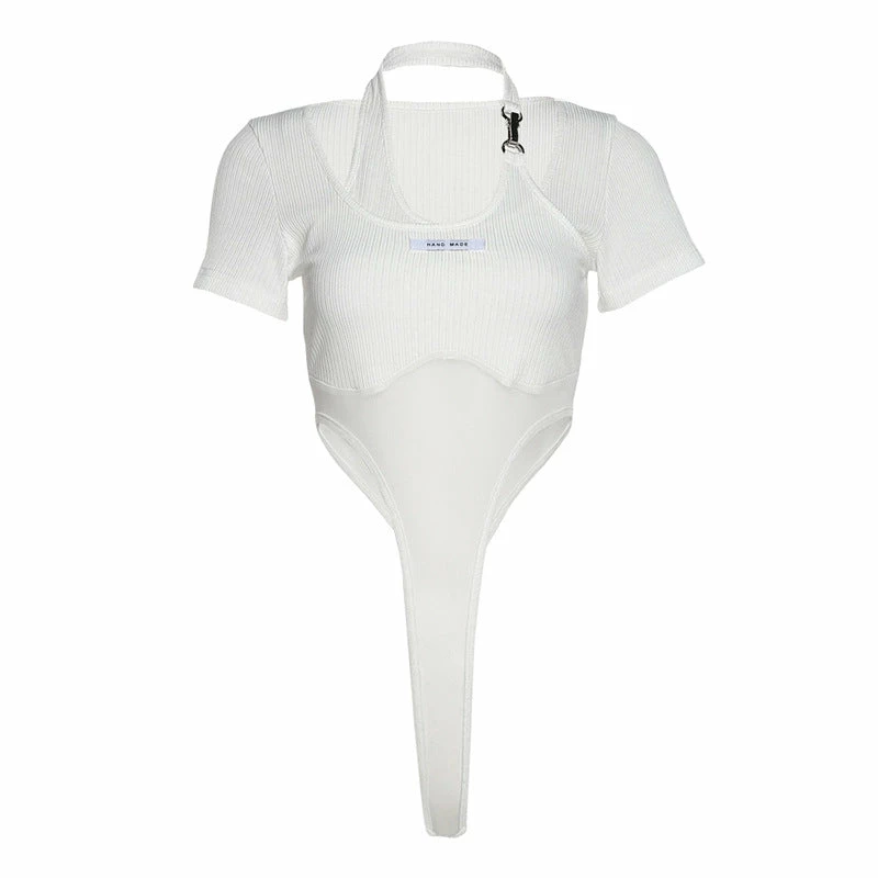 Yoursblack Halterneck See-Through Bodysuit 3 Yoursblack Halterneck See-Through Bodysuit