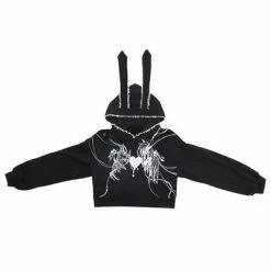 Yoursblack Abnormal Mechanical Rabbit Love Hoodie Spring Sale