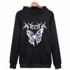 Yoursblack Butterfly Skull Print Hoodie NEWS