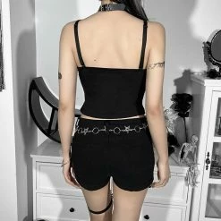 Yoursblack NEWS Dark Short Cat Print Vest