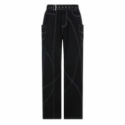 Yoursblack Soft Grunge Belt Jeans NEWS
