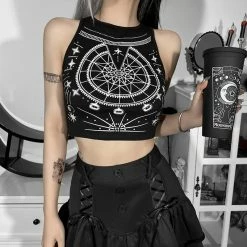 Yoursblack Printed Sleeveless Cropped Top NEWS 6 Yoursblack Printed Sleeveless Cropped Top NEWS