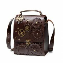 Yoursblack NEWS Steampunk Shoulder Bag