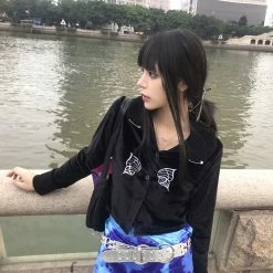 Yoursblack TOPS Butterfly Embroidered Short Coat