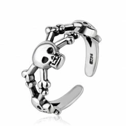 Yoursblack Skull Ring Accessory