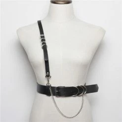 Yoursblack Suspender Belt Integrated Punk Belt