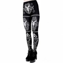 Yoursblack Satanic Gothic Legging New In Jun