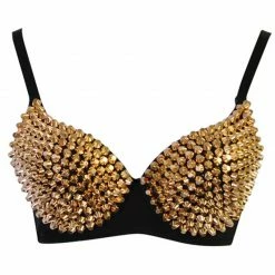 Yoursblack Rivet Bra