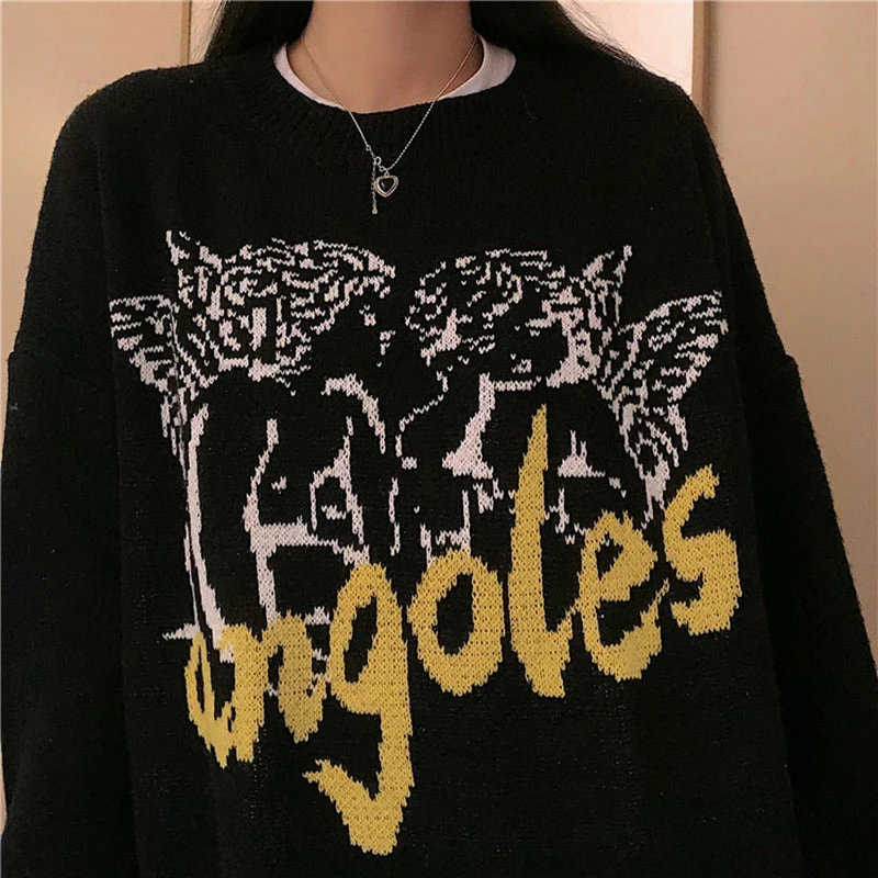 Yoursblack Black Angel Sweater 5 Yoursblack Black Angel Sweater