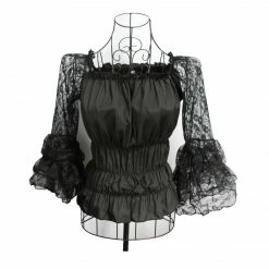 Yoursblack Vintage Gothic Lace Dress Set