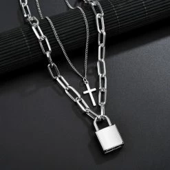 Yoursblack Double Chained Necklace Accessory