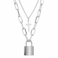 Yoursblack Double Chained Necklace Accessory